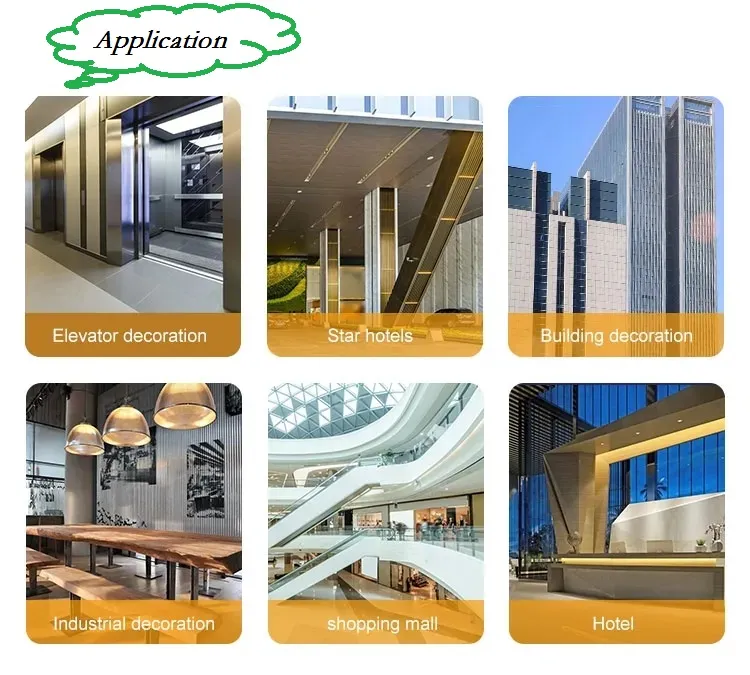 Placa de acero inoxidable 304 304L 201 ASTM AISI de 1 mm a 3 mm de espesor con varias superficies para decoraci&oacute;n 1