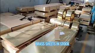 Gran Stock de Láminas y Placas de Latón | C21000 C22000 C23000 Listo para entrega rápida