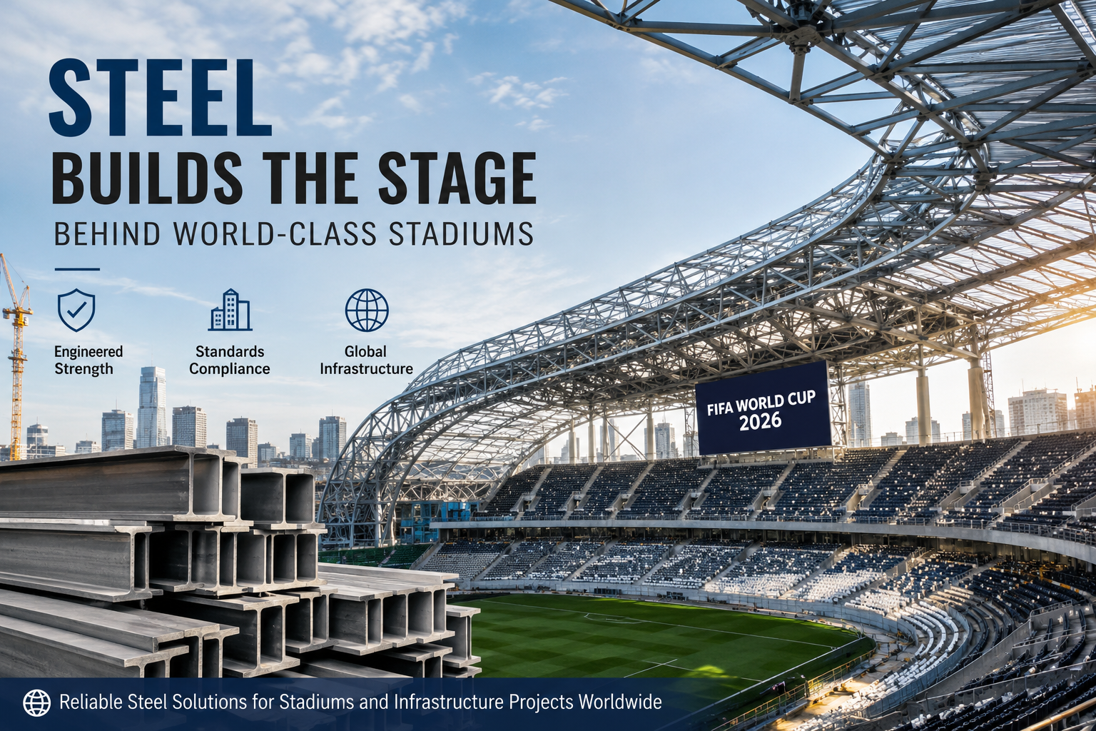 Últimos blogs de la empresa sobre La Copa Mundial de la FIFA 2026 destaca la importancia de la selección de acero en la construcción de estadios modernos