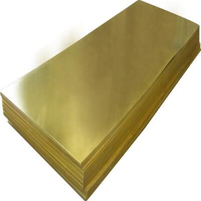 comprar Hoja y placa de latón ASTM C26000 C28000 H62 H65 H70 de 0,2 a 10 mm para aplicaciones eléctricas y decorativas Fabricación en línea