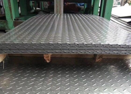 Aluminio Diamond Tread Plate Diamond Stair de 5 barras 1m m 4x8 3003 6061