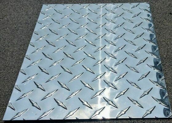 24 x 24 12x24 pulieron a Diamond Plate Panels de aluminio 3003-H22 6061-T6