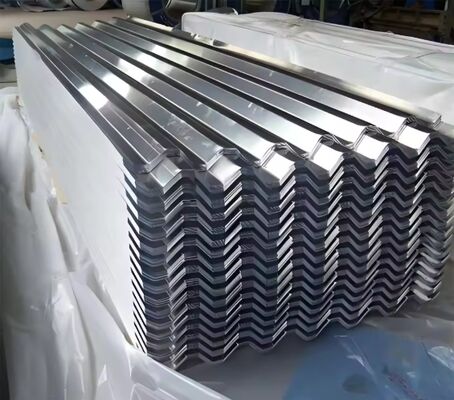 Hoja acanalada galvanizada ASTM/DIN/EN/JIS con revestimiento de zinc Z30-Z40, espesor de 0,21-0,22 mm y temperamento duro completo