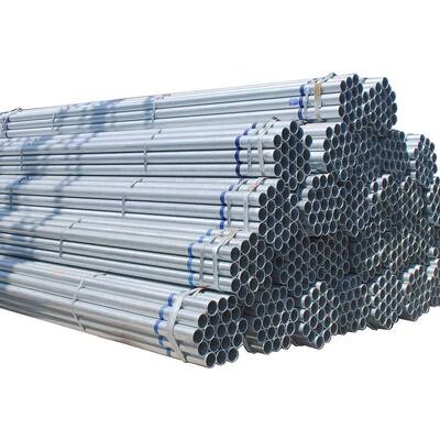 Tubo de acero al carbono galvanizado ASTM A53 con recubrimiento de zinc Z61-Z80 para aplicaciones estructurales